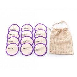 Abschminkpads Hanf und Baumwolle 12er Set
