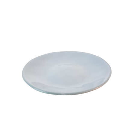 Dessertteller grünblau aus Keramik