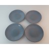 Dessertteller grünblau aus Keramik