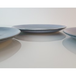 Dessertteller grünblau aus Keramik