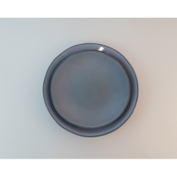 Dessertteller grünblau aus Keramik