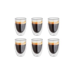 Doppelwandige 350 ml Gläser im 6er Set
