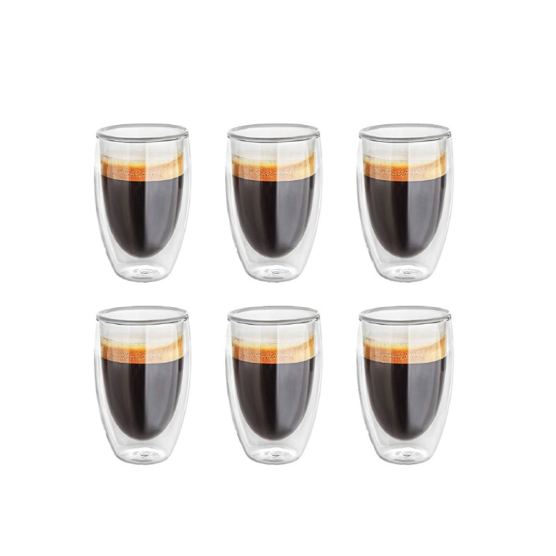 Doppelwandige 450 ml Gläser im 6er Set