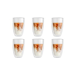 Doppelwandige 450 ml Gläser im 6er Set