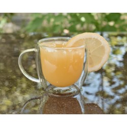 Doppelwandiges Glas mit Henkel 200 ml