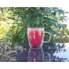 Doppelwandiges Glas mit Henkel 350 ml