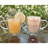 Doppelwandiges Glas mit Henkel 350 ml