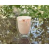Doppelwandiges Glas mit Henkel 350 ml