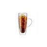 Doppelwandiges Glas mit Henkel 600 ml