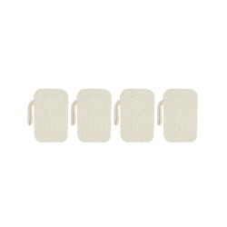 Duschschwamm aus Luffa 4er Set