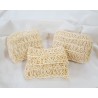 Duschschwamm aus Sisal mit Griff 3er Set
