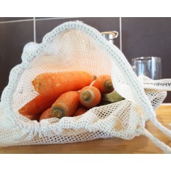 Obst und Gemüsebeutel Baumwolle 3er Set