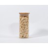 Schmale quadratische Vorratsgläser 14 cm hoch 10er Set