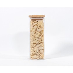 Schmale quadratische Vorratsgläser 16 cm hoch 10er Set