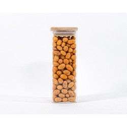 Schmale quadratische Vorratsgläser 16 cm hoch 10er Set