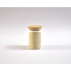 Schmale Vorratsgläser 10 cm hoch Bambusdeckel 10er Set