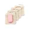 Seifenbeutel gross aus Sisal zum Duschen 4er Set