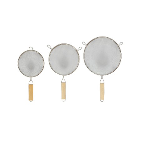 Sieb mit Holzgriff 3er Set