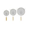 Sieb mit Holzgriff 3er Set
