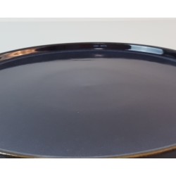 Speiseteller dunkelblau aus Keramik