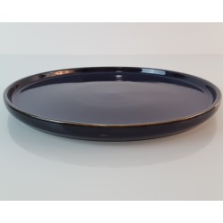 Speiseteller dunkelblau aus Keramik