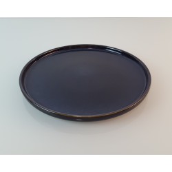 Speiseteller dunkelblau aus Keramik