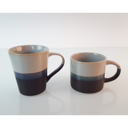Tasse hellblaubraun 340ml