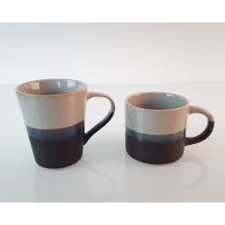 Tasse hellblaubraun 360ml