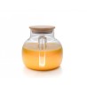Teekanne mit  Bambus-Deckel 1000 ml