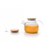 Teekanne mit  Bambus-Deckel 1000 ml