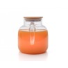 Teekanne mit  Bambus-Deckel 1400 ml