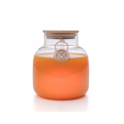 Teekanne mit  Bambus-Deckel 1400 ml