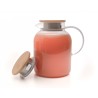 Teekanne mit  Bambus-Deckel 1400 ml