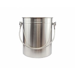 Kompostbehälter 5 Liter Edelstahl mit Filter