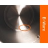 Kompostbehälter 5 Liter Edelstahl mit Filter